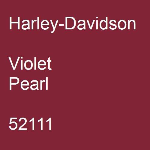 Harley-Davidson, Violet Pearl, 52111.